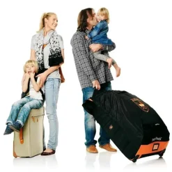 Stokke Stroller & Car Seat Bags*- PramPack, Black & Orange