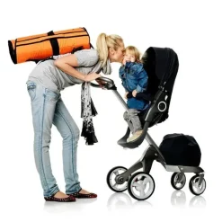 Stokke Stroller & Car Seat Bags*- PramPack, Black & Orange