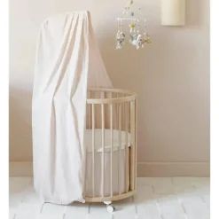 Stokke Crib & Bed Sheets*- Sleepi Canopy by Pehr, Blush
