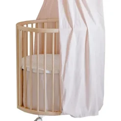 Stokke Bumpers, Liners & Skirts*- Sleepi Mini Bed Skirt by Pehr, Blush