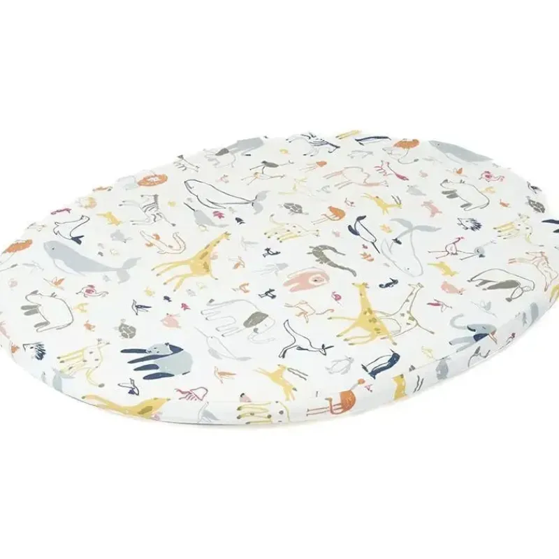 Stokke Crib & Bed Sheets*- Sleepi Mini Fitted Sheet by Pehr, Into The Wild