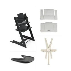 Stokke High Chair*- Tripp Trapp® High Chair², Cushion And Tray, Glacier Green