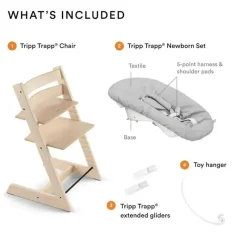 Stokke High Chair*- Tripp Trapp® Natural W Newborn Natural