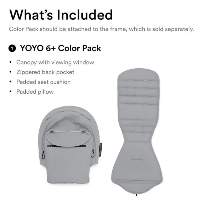 Stokke Liners & Color Packs*- Yoyo 6+ Color Pack, Stone
