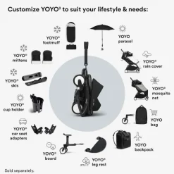 Stokke Liners & Color Packs*- Yoyo 6+ Color Pack, Black