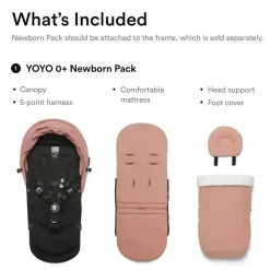 Stokke Bassinets & Carrycots*- Yoyo 0+ Newborn Pack, Ginger