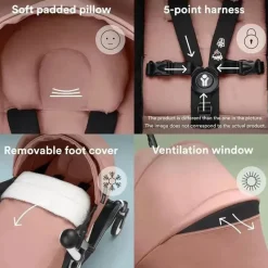 Stokke Bassinets & Carrycots*- Yoyo 0+ Newborn Pack, Ginger