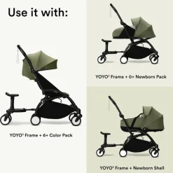Stokke Add-On Seats & Boards*- Yoyo® Board, Black