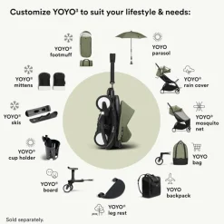 Stokke Add-On Seats & Boards*- Yoyo® Board, Black