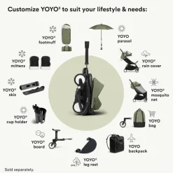 Stokke Cup Holders, Trays & Belly Bars*- Yoyo® Cup Holder, Black