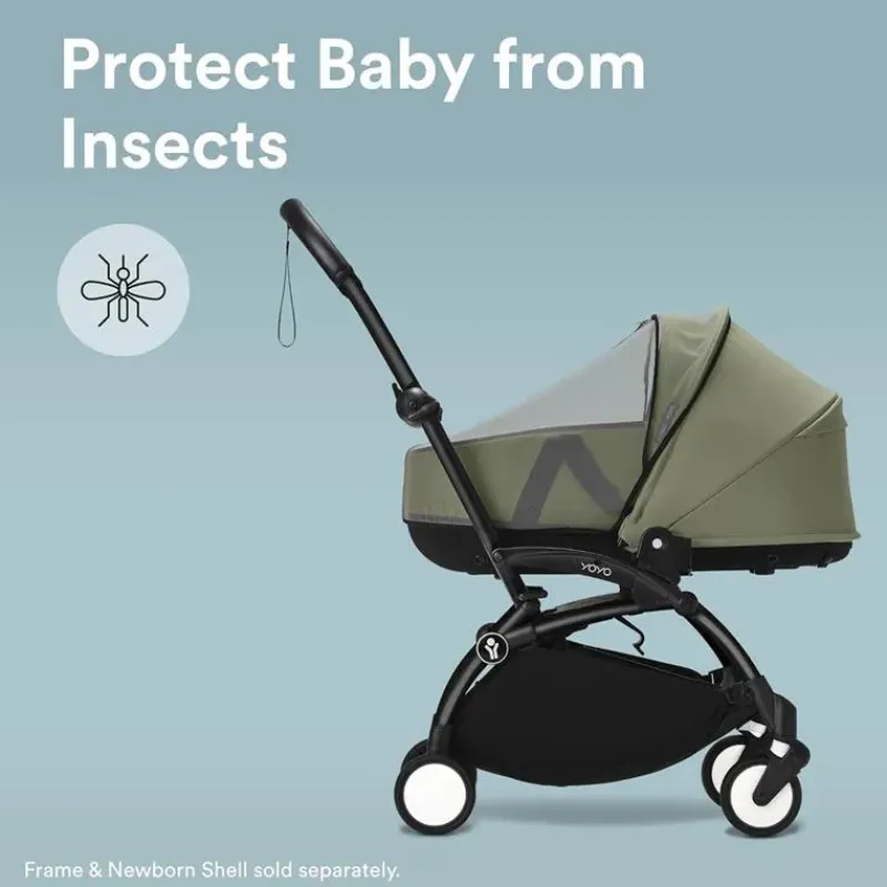 Stokke Weather Shields & Nets*- Yoyo® Newborn Shell Mosquito Net, Black