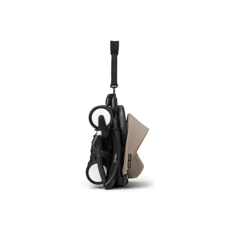 Stokke Lightweight Strollers*- Yoyo³ Stroller Black Bundle 6+ | Taupe