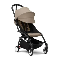 Stokke Lightweight Strollers*- Yoyo³ Stroller Black Bundle 6+ | Taupe