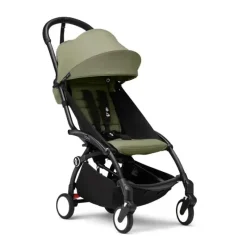 Stokke Lightweight Strollers*- Yoyo³ Stroller Black Bundle 6+, Olive