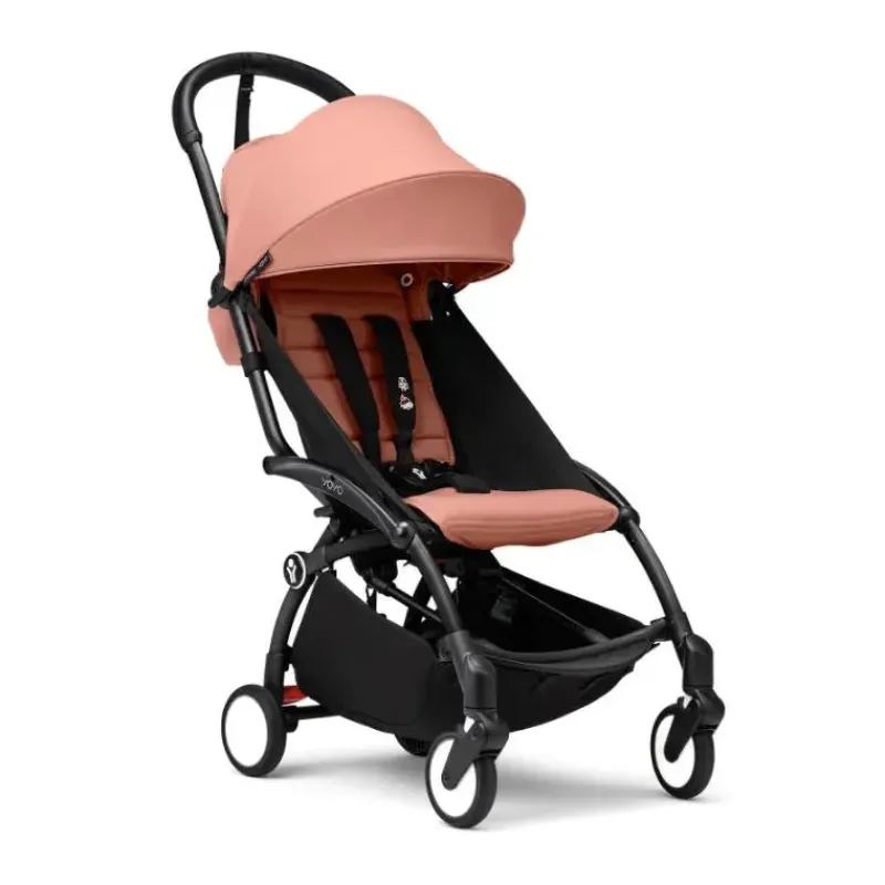 Stokke Lightweight Strollers*- Yoyo³ Stroller Black Bundle 6+, Ginger