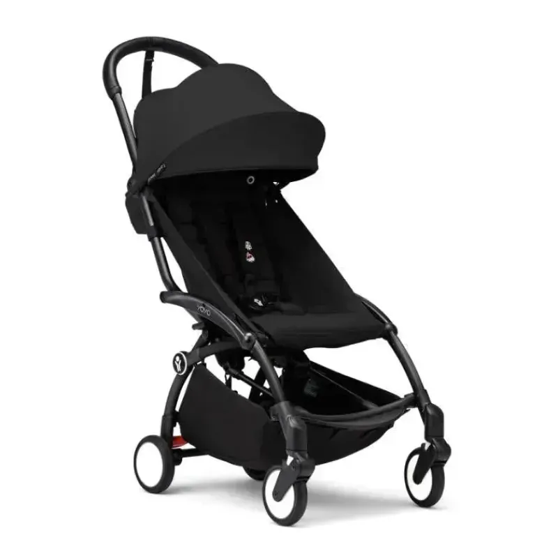Stokke Lightweight Strollers*- Yoyo³ Stroller Black Bundle 6+, Black