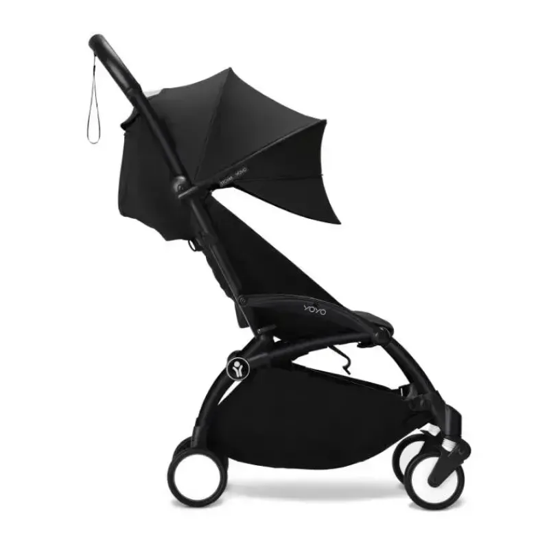 Stokke Lightweight Strollers*- Yoyo³ Stroller Black Bundle 6+, Black
