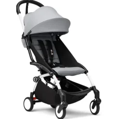 Stokke Lightweight Strollers*- Yoyo³ Stroller White Bundle 6+, Stone