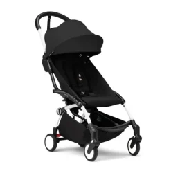 Stokke Lightweight Strollers*- Yoyo³ Stroller White Bundle 6+, Black