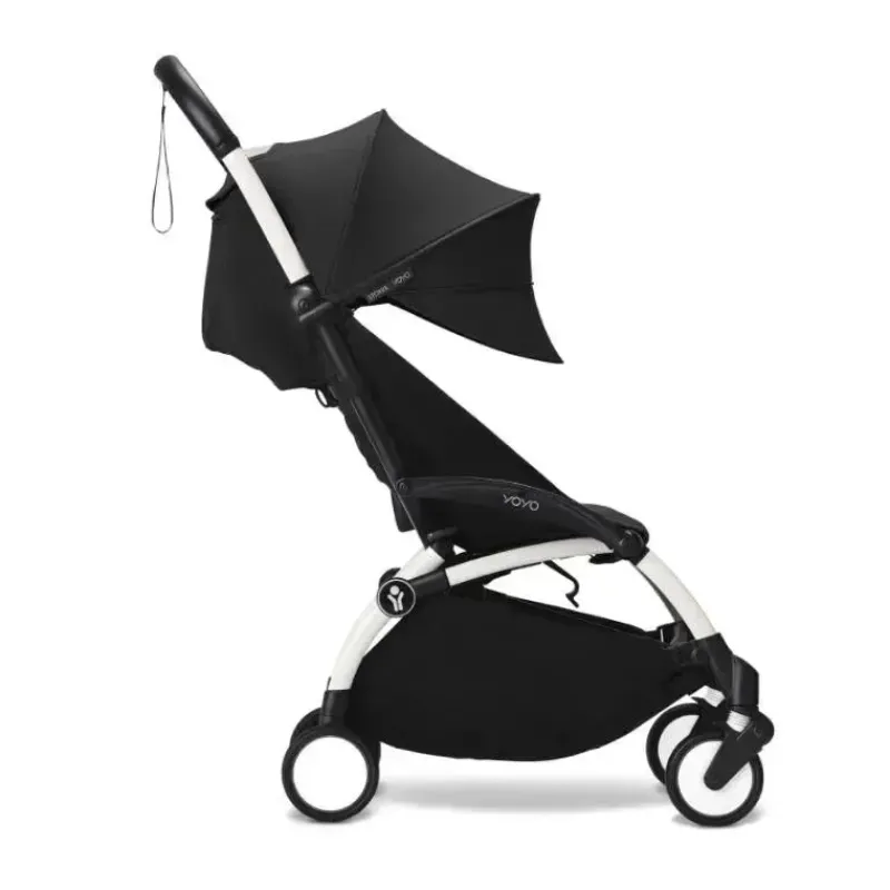 Stokke Lightweight Strollers*- Yoyo³ Stroller White Bundle 6+, Black