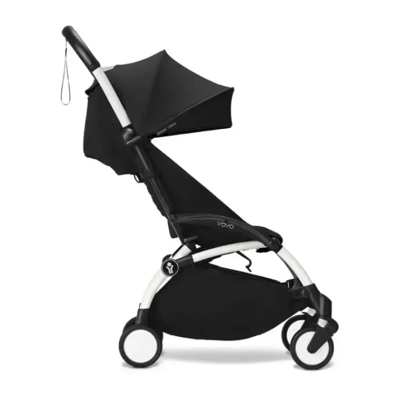 Stokke Lightweight Strollers*- Yoyo³ Stroller White Bundle 6+, Black