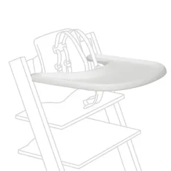 Stokke High Chair Accessories|High Chair*Tray, White - Compatible with the ® Baby Set from V2 onwards