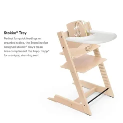 Stokke High Chair Accessories|High Chair*Tray, White - Compatible with the ® Baby Set from V2 onwards