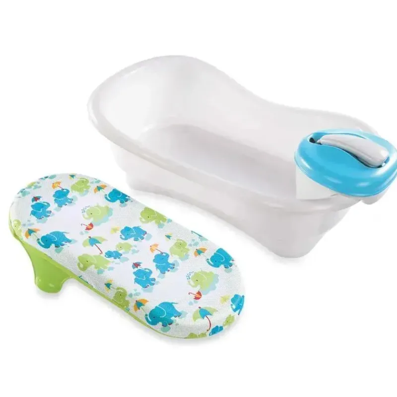 Summer Infant Bath Tubs & Seats*Newborn-to-Toddler Bath Tub Center & Showerin Blue