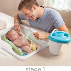 Summer Infant Bath Tubs & Seats*Newborn-to-Toddler Bath Tub Center & Showerin Blue