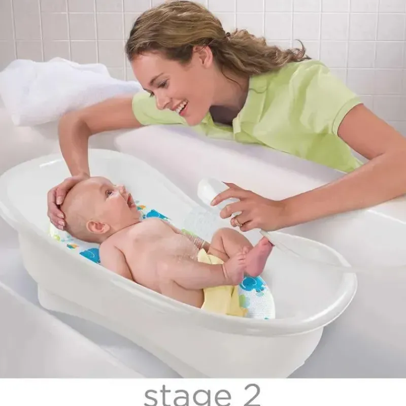 Summer Infant Bath Tubs & Seats*Newborn-to-Toddler Bath Tub Center & Showerin Blue