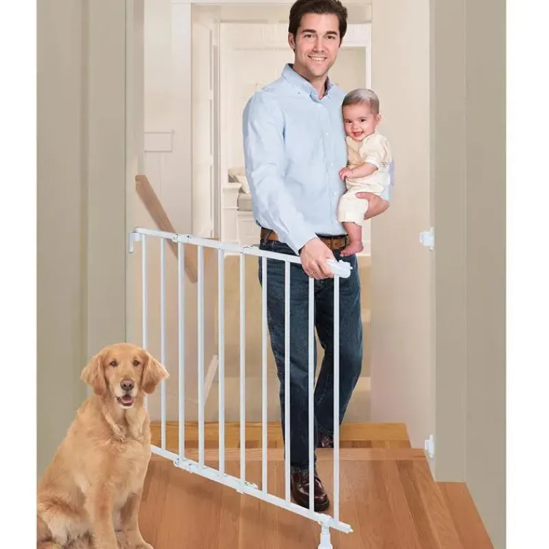 Summer Infant Baby Safety Gates*Simple-To-Secure Walk Thru Baby Gate, White Metal