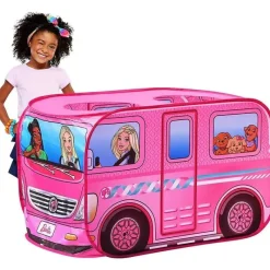 Sunny Days Entertainment,LLC Barbie*Sunny Days - Barbie Dream Camper Pop Up Play Tent Pink