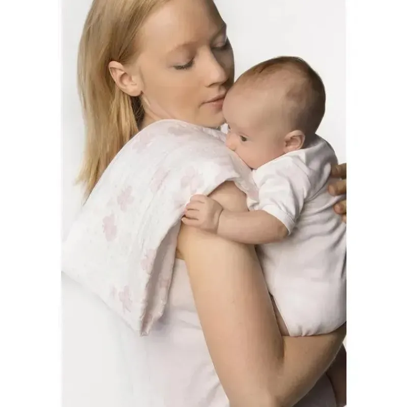 Swaddle Designs Swaddles & Wearable Blankets*- Blue French Dots Muslin Swaddle Blanket