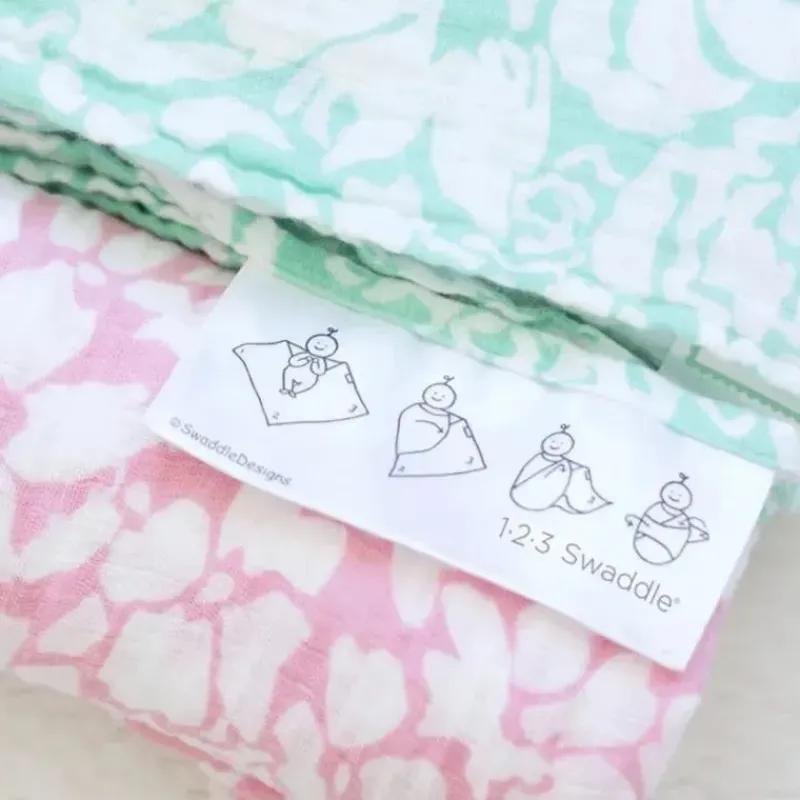 Swaddle Designs Swaddles & Wearable Blankets*- Marquisette Swaddle Blanket, Watercolor Ice Cream Cones
