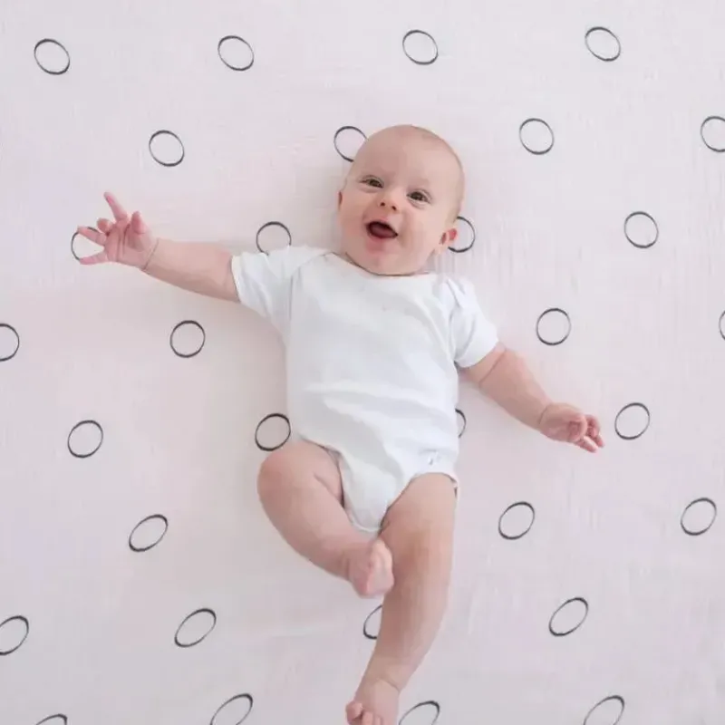 Swaddle Designs Swaddles & Wearable Blankets*- Pastel Pink Stripes Marquisette Swaddle Blanket