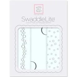 Swaddle Designs Swaddles & Wearable Blankets*- 3Pk Bubbly Soft Blue, Marquisette Swaddles