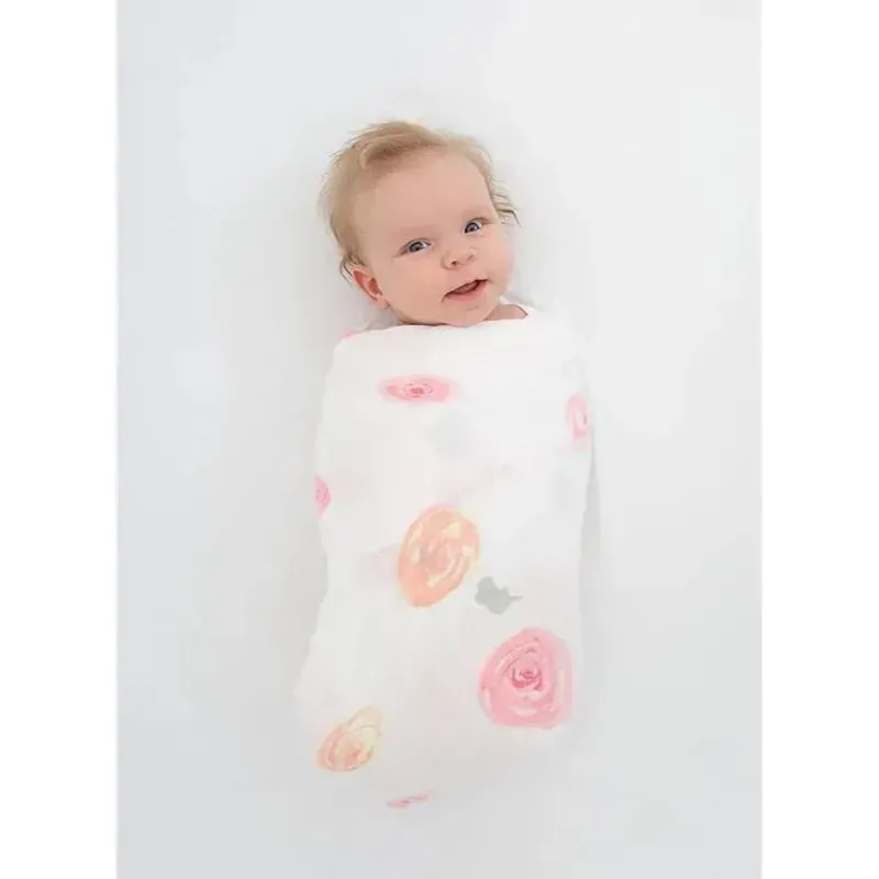 Swaddle Designs Swaddles & Wearable Blankets*- 3Pk Muslin Swaddle Blankets, Watercolor Roses