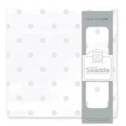 Swaddle Designs Swaddles & Wearable Blankets*- Sterling French Dots Muslin Swaddle Blanket