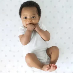 Swaddle Designs Swaddles & Wearable Blankets*- Sterling French Dots Muslin Swaddle Blanket