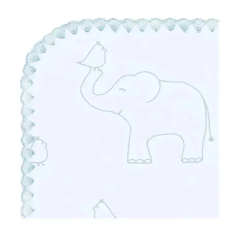 Swaddle Designs Swaddles & Wearable Blankets*- Ultimate Swaddle Blanket, Sterling Deco Elephants, Blue