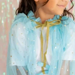 Sweet Wink Baby Coats, Sweaters & Jackets*- Aqua Star Cape Kids Dress Up