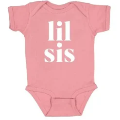 Sweet Wink Baby Onesies & Bodysuits*- Baby Girl Lil Sis Short Sleeve Bodysuit