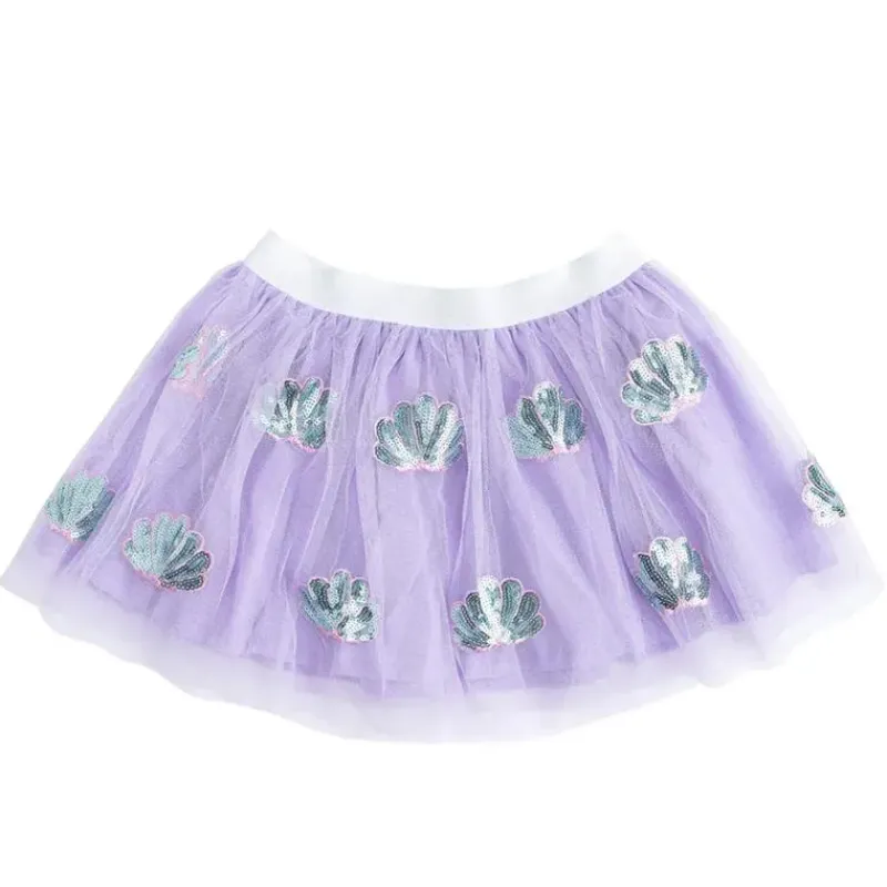 Sweet Wink Dresses|Baby Dresses & Skirts*- Baby Girl Seashell Tutu Dress Up Skirt