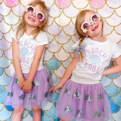 Sweet Wink Dresses|Baby Dresses & Skirts*- Baby Girl Seashell Tutu Dress Up Skirt