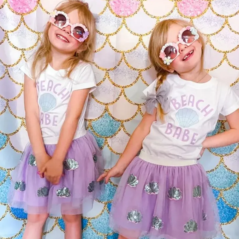 Sweet Wink Dresses|Baby Dresses & Skirts*- Baby Girl Seashell Tutu Dress Up Skirt