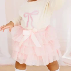 Sweet Wink Dresses|Baby Dresses & Skirts*- Ballet Bow Tiered Tutu Kids Dress Up Skirt