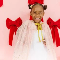 Sweet Wink Baby Coats, Sweaters & Jackets*- Blush Shimmer Star Cape