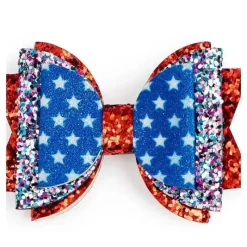 Sweet Wink Baby Hair Accessories*- Kids Hair Clip Flag Bow Clip 4Th Of July