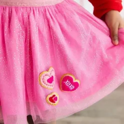 Sweet Wink Dresses|Baby Dresses & Skirts*- Kids Heart Patch Valentine's Day Tutu