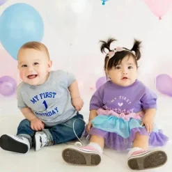 Sweet Wink Birthday Party*- My First Birthday Short Sleeve T-Shirt
